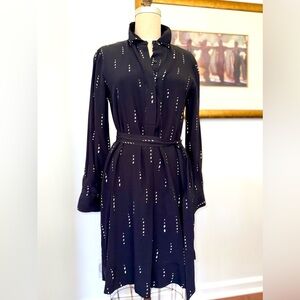 NWOT - Ann Taylor Black Long Sleeve Dress Shirt - S